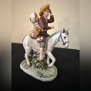 Vintage Norman Rockwell Off To School 1981